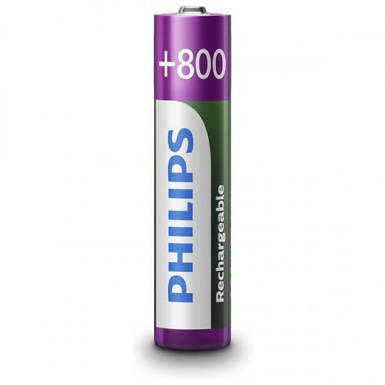 PHILIPS R03B2Α80/GRS HR03 AAA 800MAH 1.2V 2ΤΜΧ