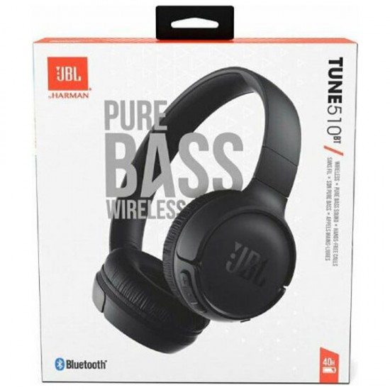 JBL TUNE 510BT ΑΣΥΡΜΑΤΑ BLUETOOTH ON EAR ΑΚΟΥΣΤΙΚΑ BLACK