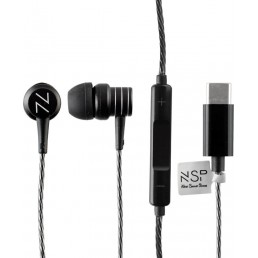 NSP HN28 In-ear Handsfree με Βύσμα USB-C Μαύρο