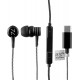 NSP HN28 In-ear Handsfree με Βύσμα USB-C Μαύρο